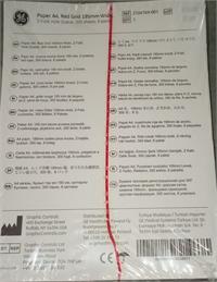 STRESS TEST PAPER ORIGINAL GE  2104769 001 - 1 BOX