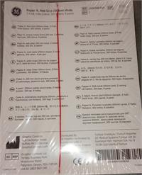 STRESS TEST PAPER ORIGINAL GE  2104768 001 - 1 BOX